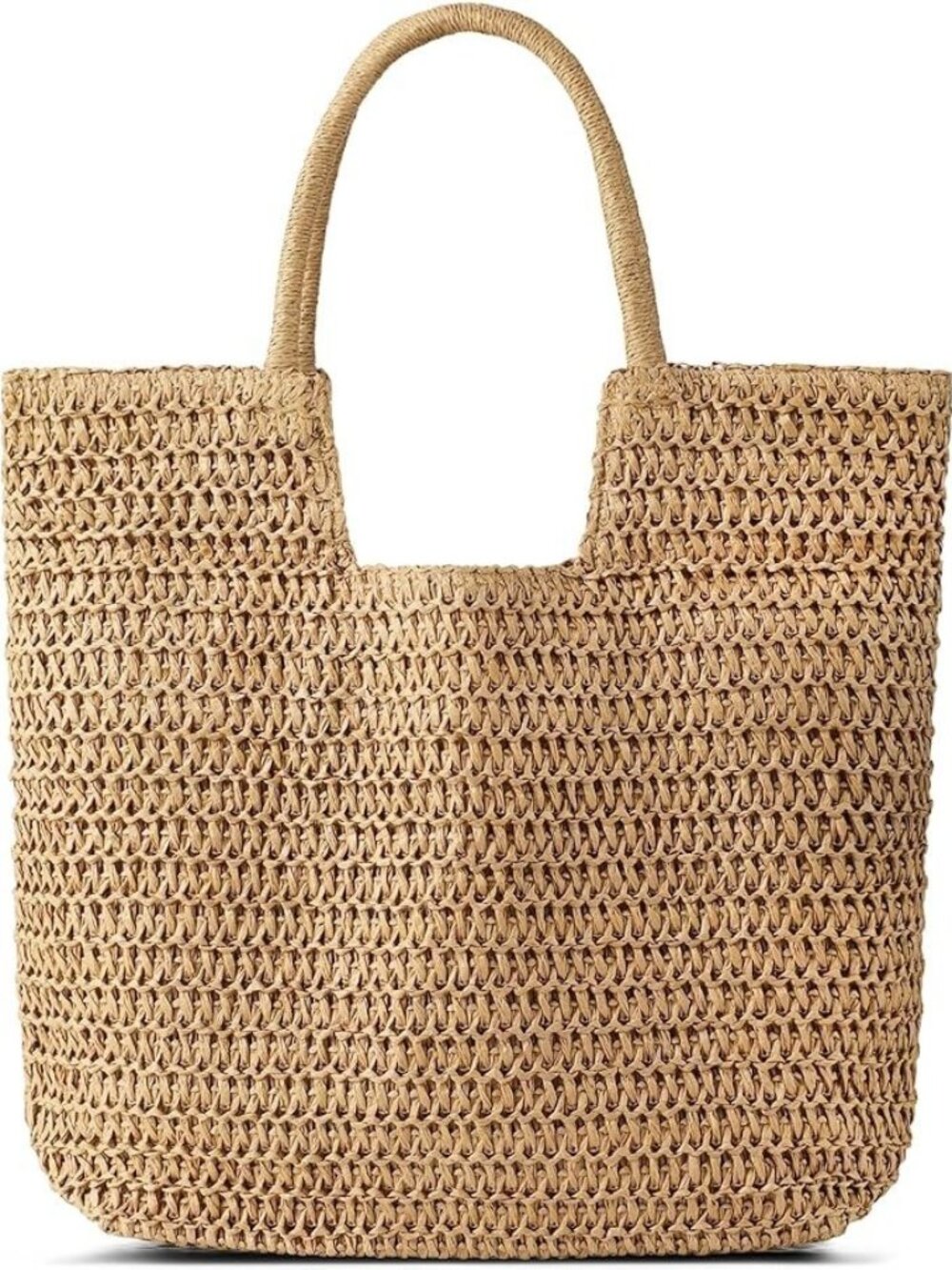 Straw Beach Bags for Women - Summer Woven Tote Bag Shoulder Handbags